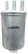 Elofic Mild Steel EK-6531 Car Oil Filter, Color : Silver