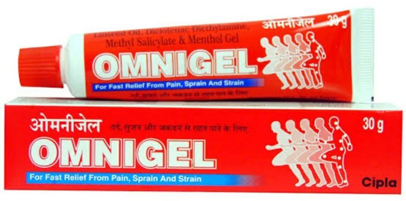 Omni Pain Relief Gel, Packaging Size : 30g