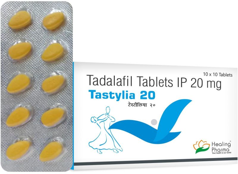 Tastylia 20mg Tablets, Packaging Type : Stripes