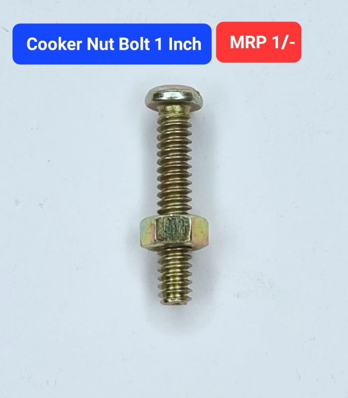 Cooker Nut Bolt 1 Inch