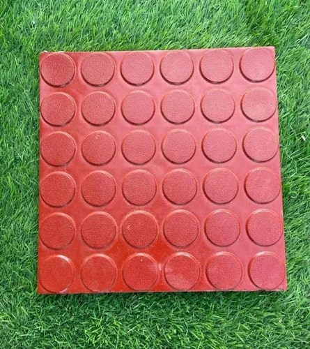 Square Cement Parking Tiles, Color : Red