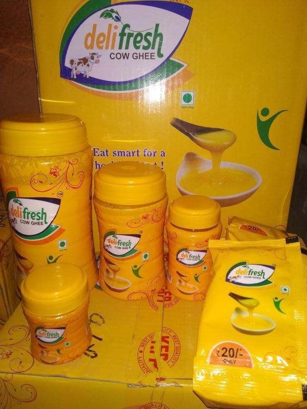 Yellow Kamdenu Cow Ghee 500ml, For Cooking, Packaging Type : Plastic Jar, Tin, Pouch