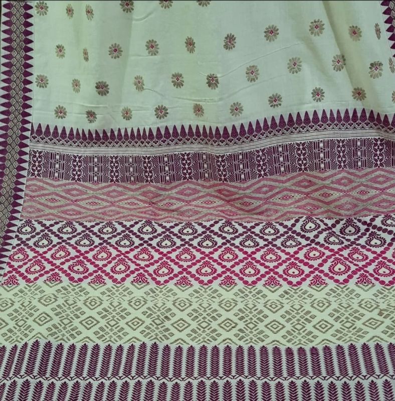 Unstitched Eri Silk Printed Sarees, Packaging Type : Box