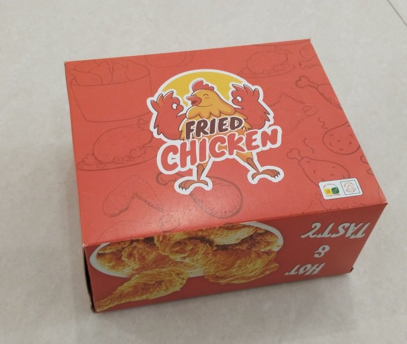 Paper Chicken Packaging Box, Color : Multicolor