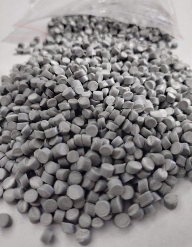 Grey Reprocessed  PVC Granules