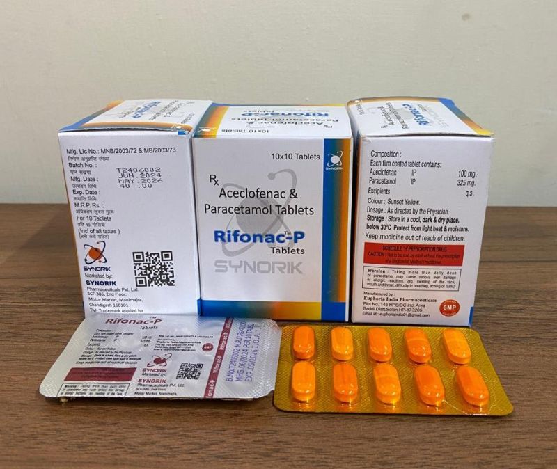 Rifonac-p Tablets, Packaging Size : 10*10 Blister