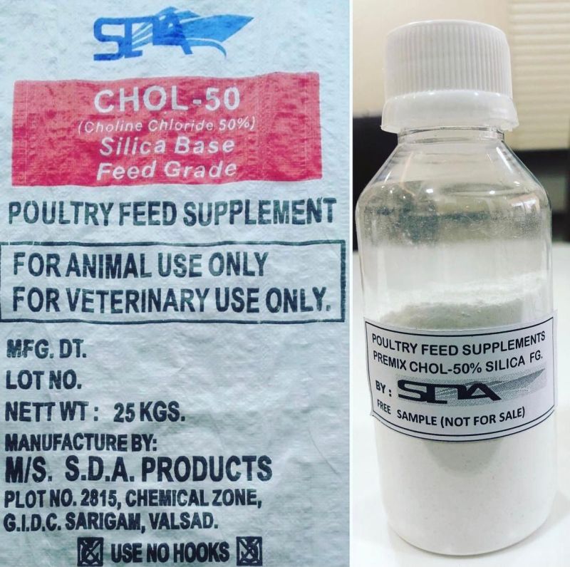 Choline Chloride 50 Silica Base