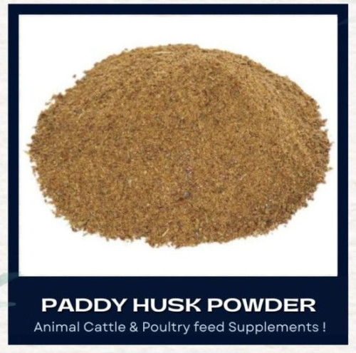 Soft Paddy Husk Powder for Making Briquettes, Cattle Feed, Making Biomass Briquettes