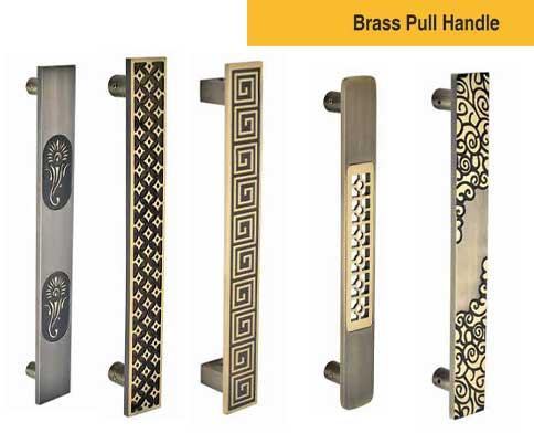 Chrome Plated Brass Pull Handles for Door Fitting