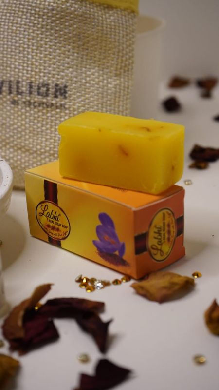 Handmade Kesar Soap for Skin Care, Personal, Bathing