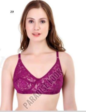 Rose Non Padded Bralette Bra, Technics : Machine Made