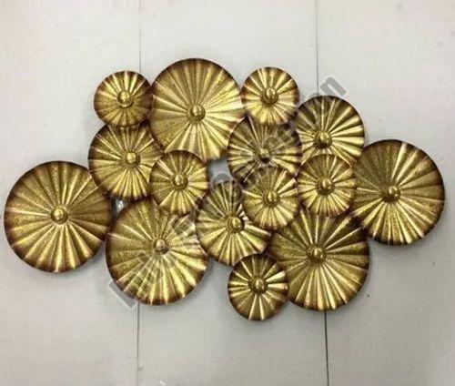 Color Coated Decorative Brass Wall Hanging, for Gifting, Packaging Type : Thermocol Box