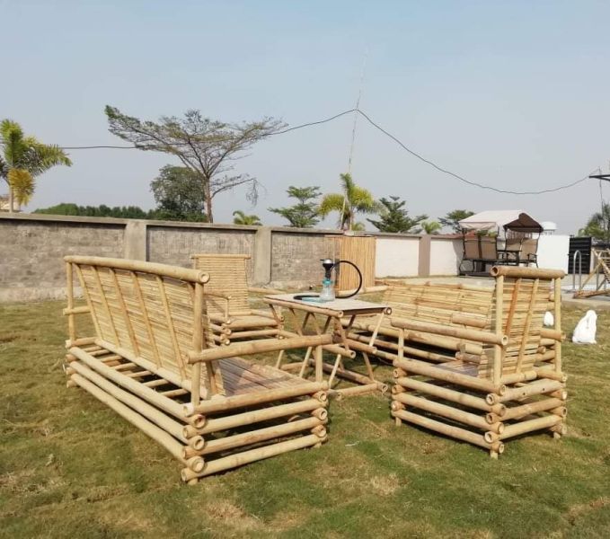 Bamboo Sofa Set for Home, Hotel