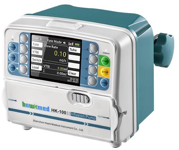 Hawkmed PVC HK-100 Infusion Pump for Hospital, Clinic