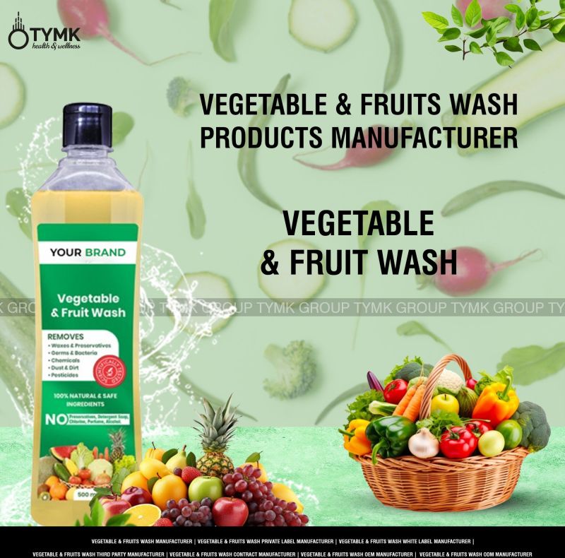 Vegetable and Fruit Wash, Packaging Type : Bottle + Cap