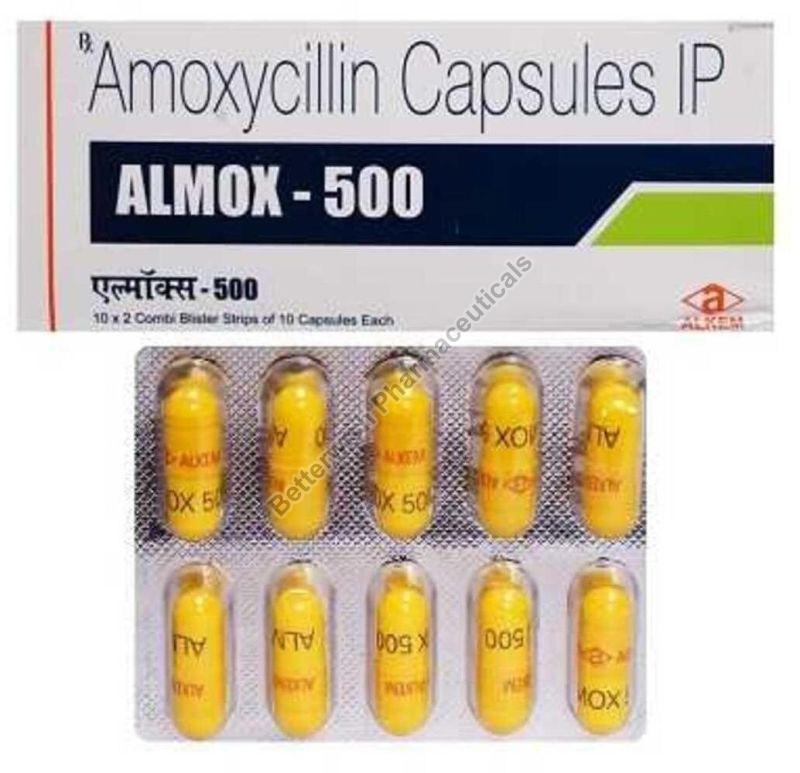 Amoxicillin 500mg Capsules, Medicine Type : Allopathic