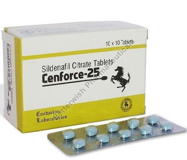 Cenforce 25mg Tablets, for Erectile Dysfunction, Medicine Type : Allopathic