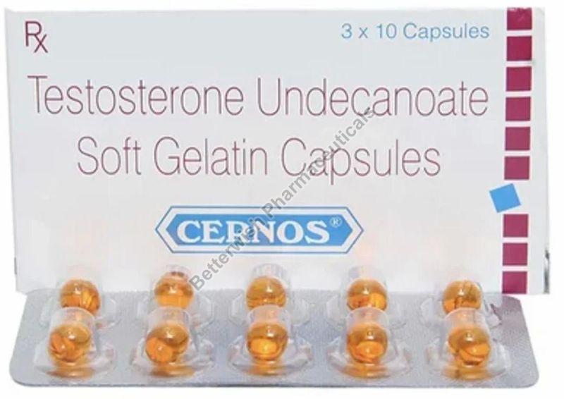 Cernos Soft Gelatin Capsules, Packaging Size : 3X10 Pack