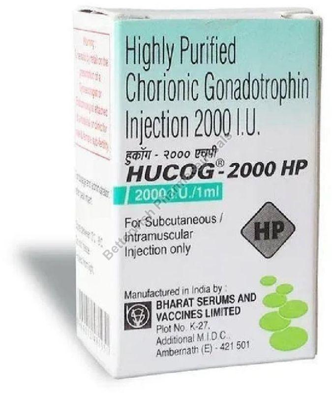HUCOG HP 2000 IU Injection, Packaging Size : 1ml