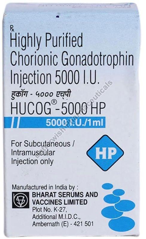 HUCOG HP 5000 IU Injection, Packaging Size : 1ml
