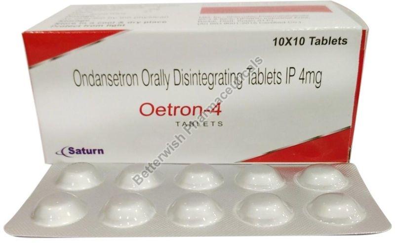 Ondansetron Orally Disintegrating 4mg Tablets, Medicine Type : Allopathic