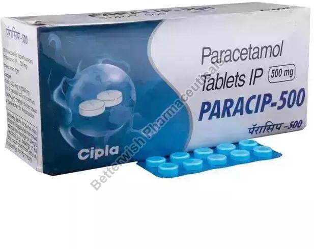 Paracip 500mg Tablets, Medicine Type : Allopathic