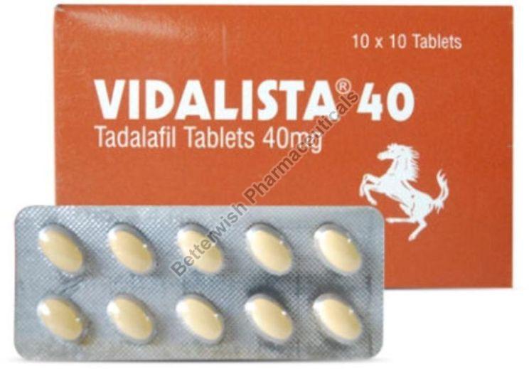 Vidalista 40mg Tablets