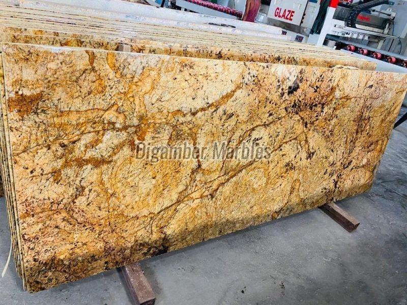 Alaska Gold Granite Slab, Shape : Rectangular