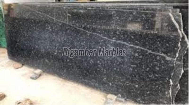 Majestic Black Granite Slab for Hotel, Kitchen, Office, Restaurant