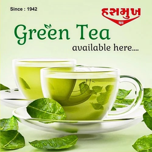 Hasmukh Organic Herbal Green Tea, Certification : FSSAI Certified
