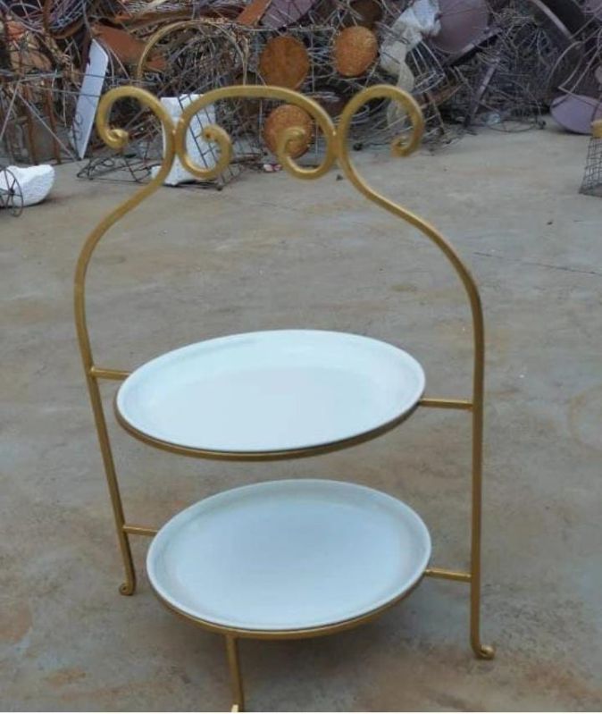 Polished Iron buffet server, Color : Gold, Gold