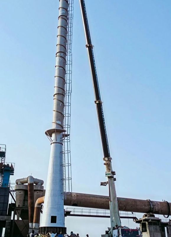 50 Feet Mild Steel Chimney for Industrial