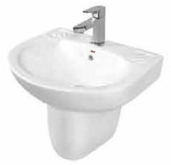 Dipti-503 Half Pedestal Wash Basin for Home, Hotel, Restaurant