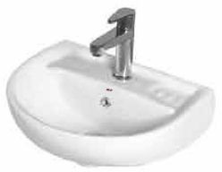 Indica-620 Wall Hung Wash Basin for Bathroom