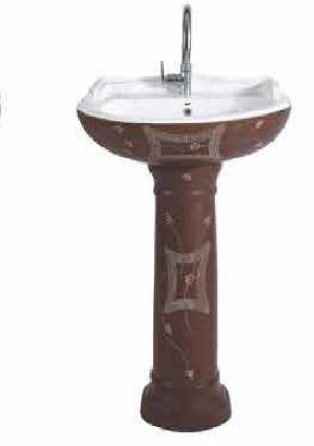 R-1 Designer Pedestal Wash Basin for Home, Hotel, Restaurant