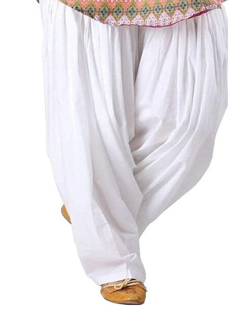 Cotton Plain Patiala Salwar, Waist Size : XL, XXL