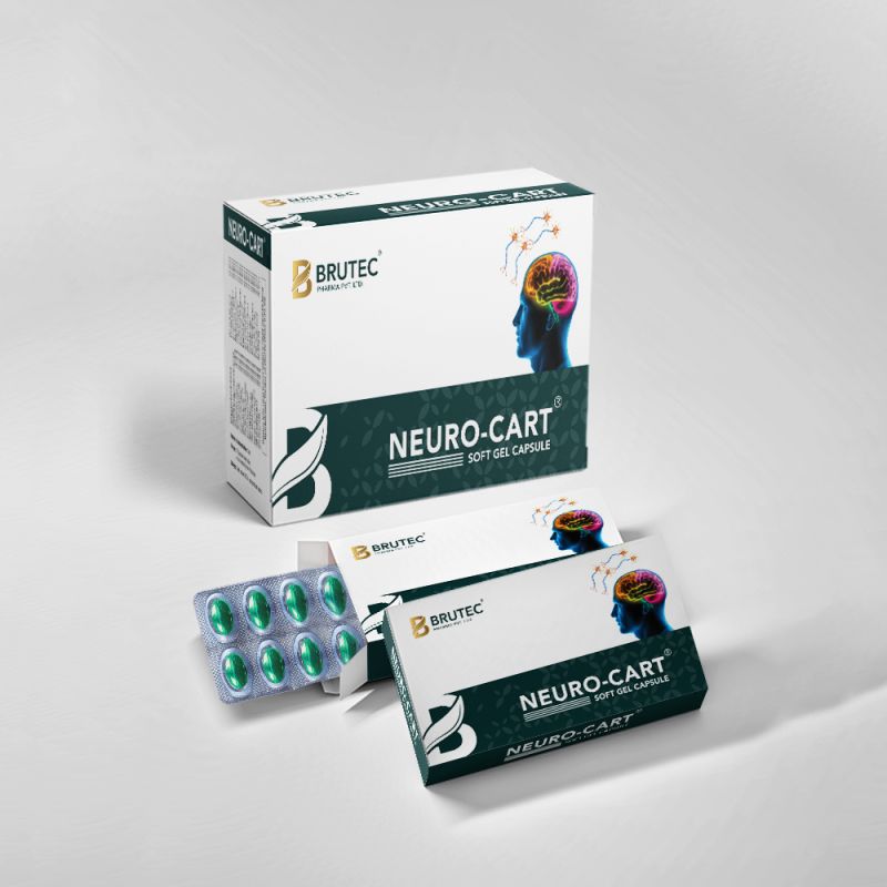 Brutec Pharma neuro-cart capsules, Packaging Size : 30-60Tablets