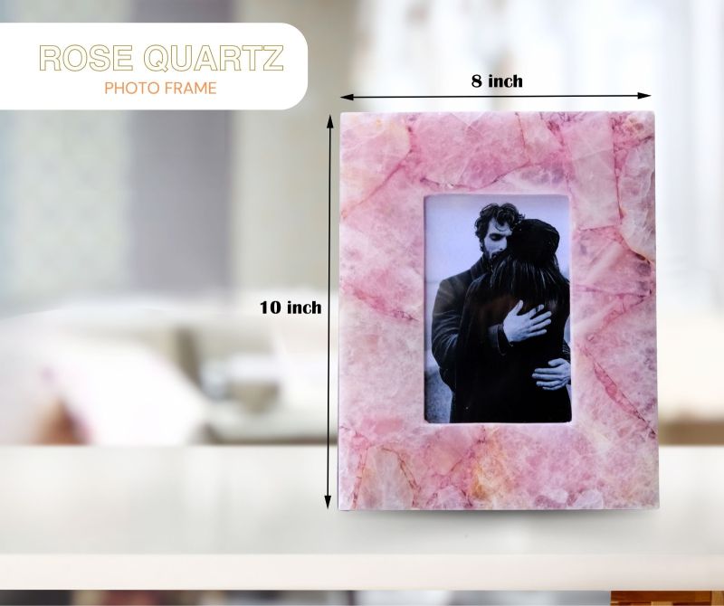 Plain Rose Quartz Photo Frame, Speciality : Stylish Look, Elegant Design