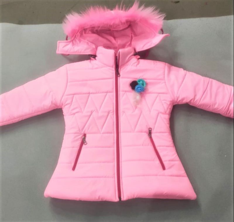 Kids Hooded Winter Wear Jacket, Gender : Girls
