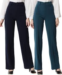 Polyester Plain Ladies Formal Pants, Technics : Machine Made
