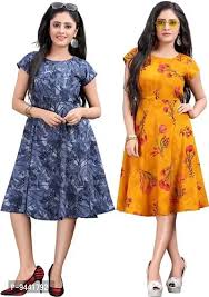 Plain Cotton Ladies Frocks, Technics : Machinemade