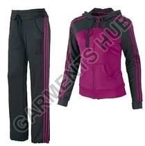 Plain Cotton Polyester Ladies Tracksuits