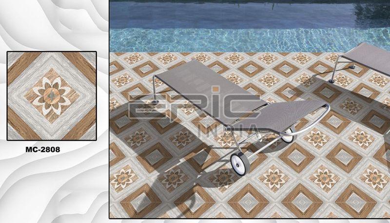 Plain Moroccan Series Vitrified Parking Tile