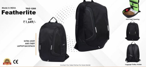 FUZO Ultra Light Anti-Theft Laptop Backpack, Gender : Unisex