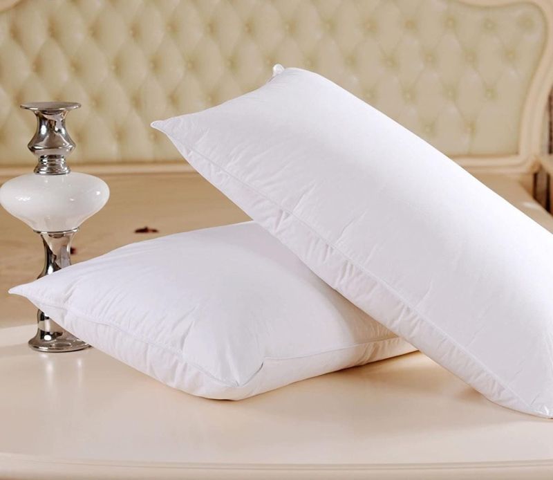 Plain Virgin Fibre Satin Pillow for Hotel, Home