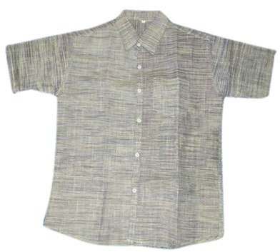 Mens Half Sleeve Khadi Cotton Shirt, Speciality : Comfortable, Shrink Resistant