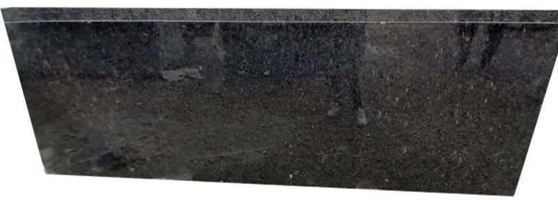 Polished Absolute Black Granite Slab for Flooring, Countertop
