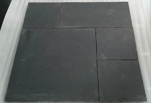 Kadappa Black Limestone Slab for Flooring, Hardscaping