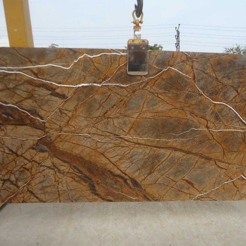 Rain Forest Brown Marble Slab