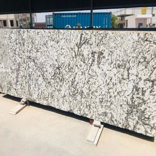 Zebra White Granite Slab